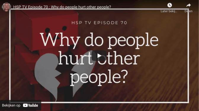 Why do Hurt People Hurt Other People?